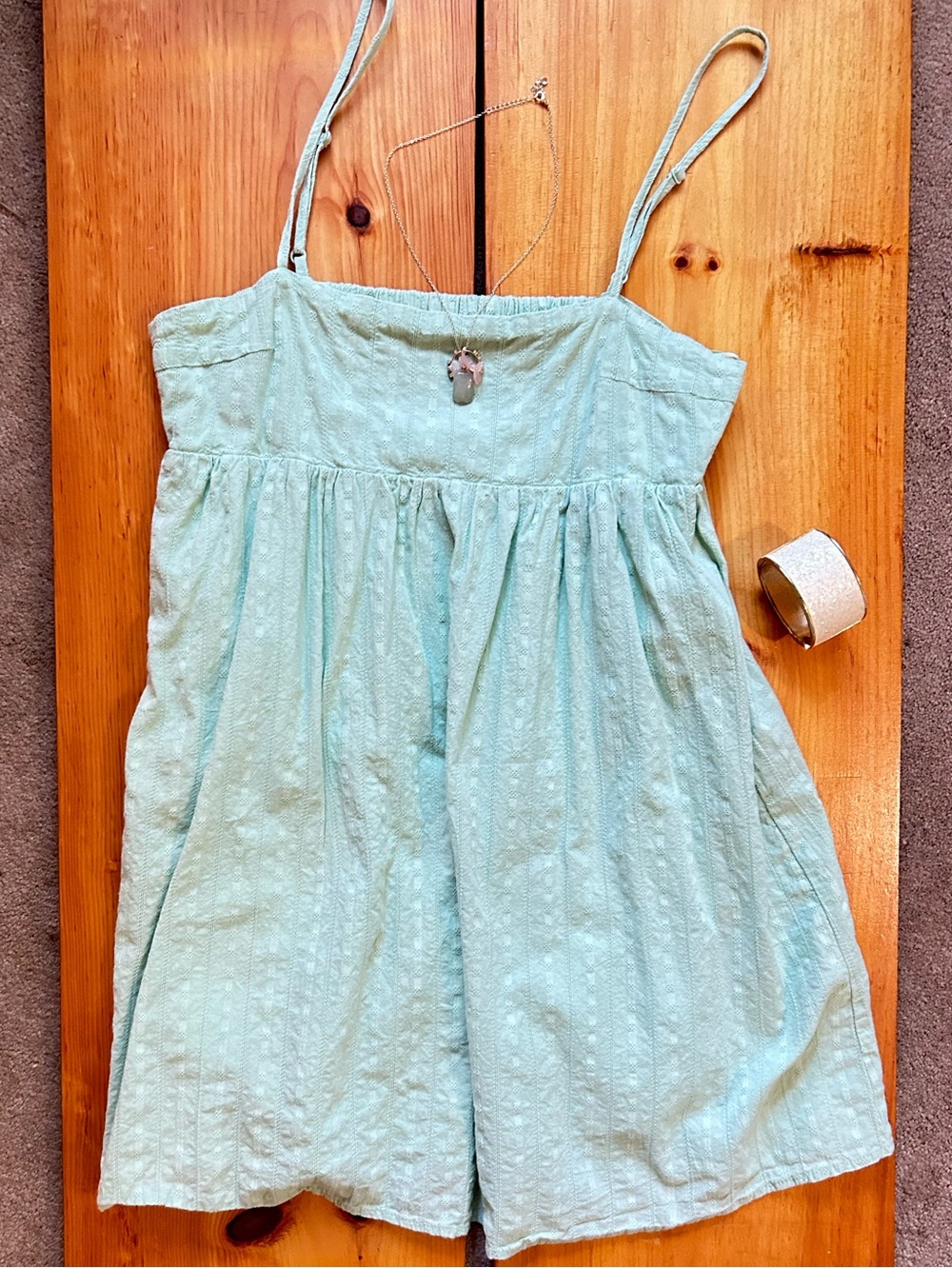 HYFVE Mint Green Mini Sundress